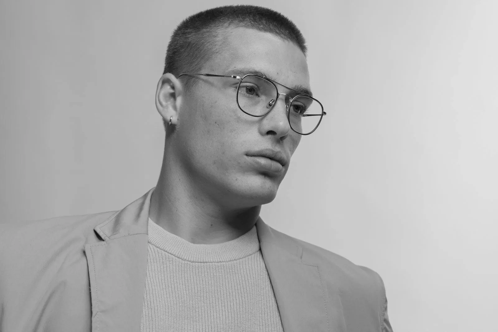 M3077 Eyeglasses - Matte Grey | Crystal