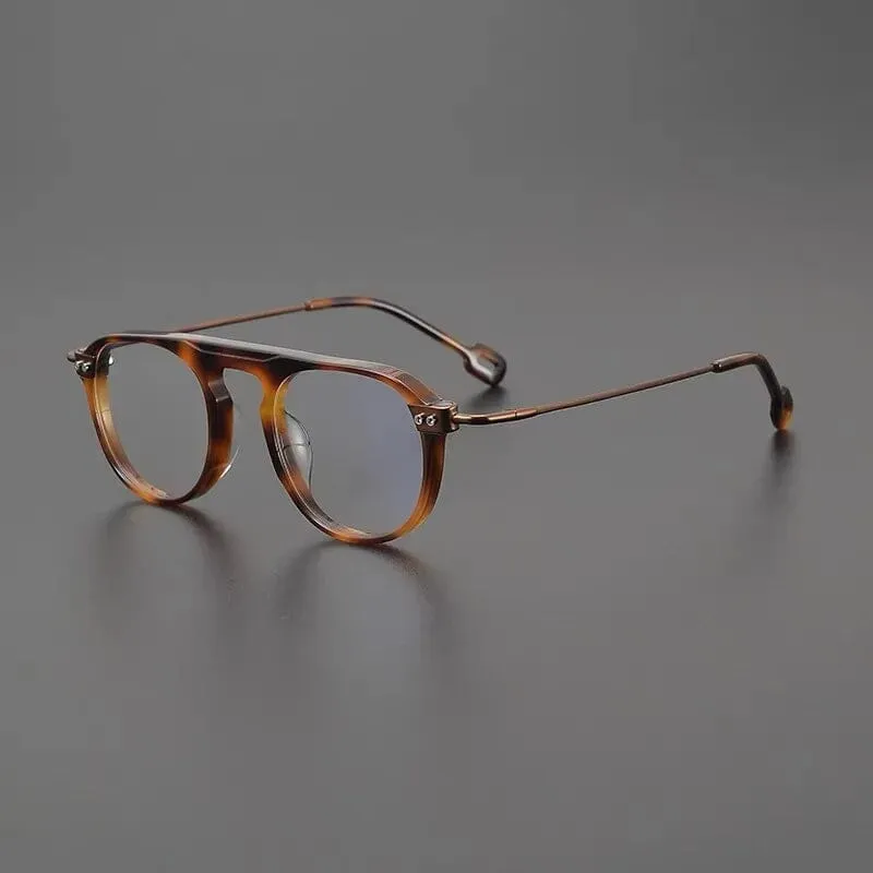 Mac Retro Aviator Acetate Glasses Frame