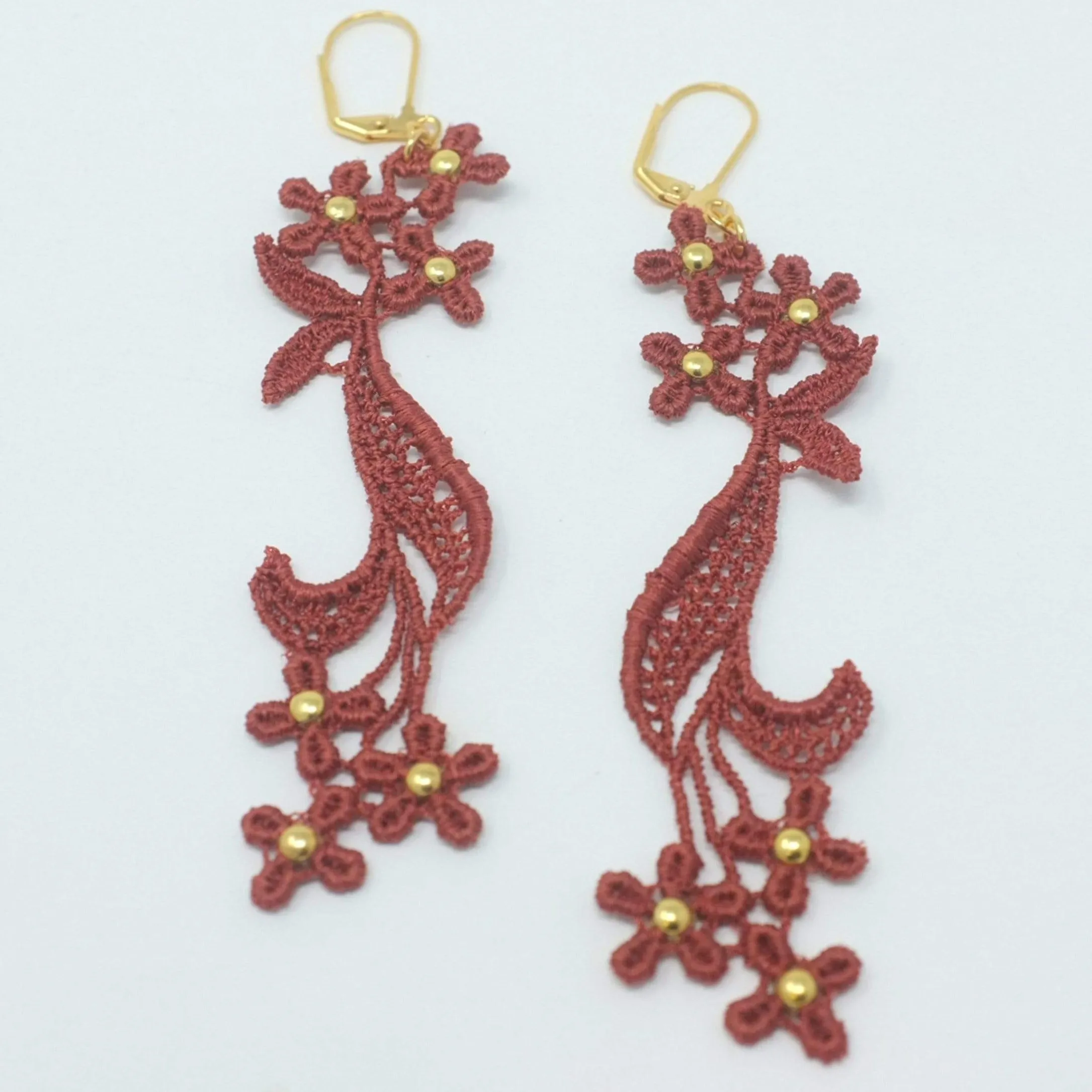 Maia Flower Lace Earrings