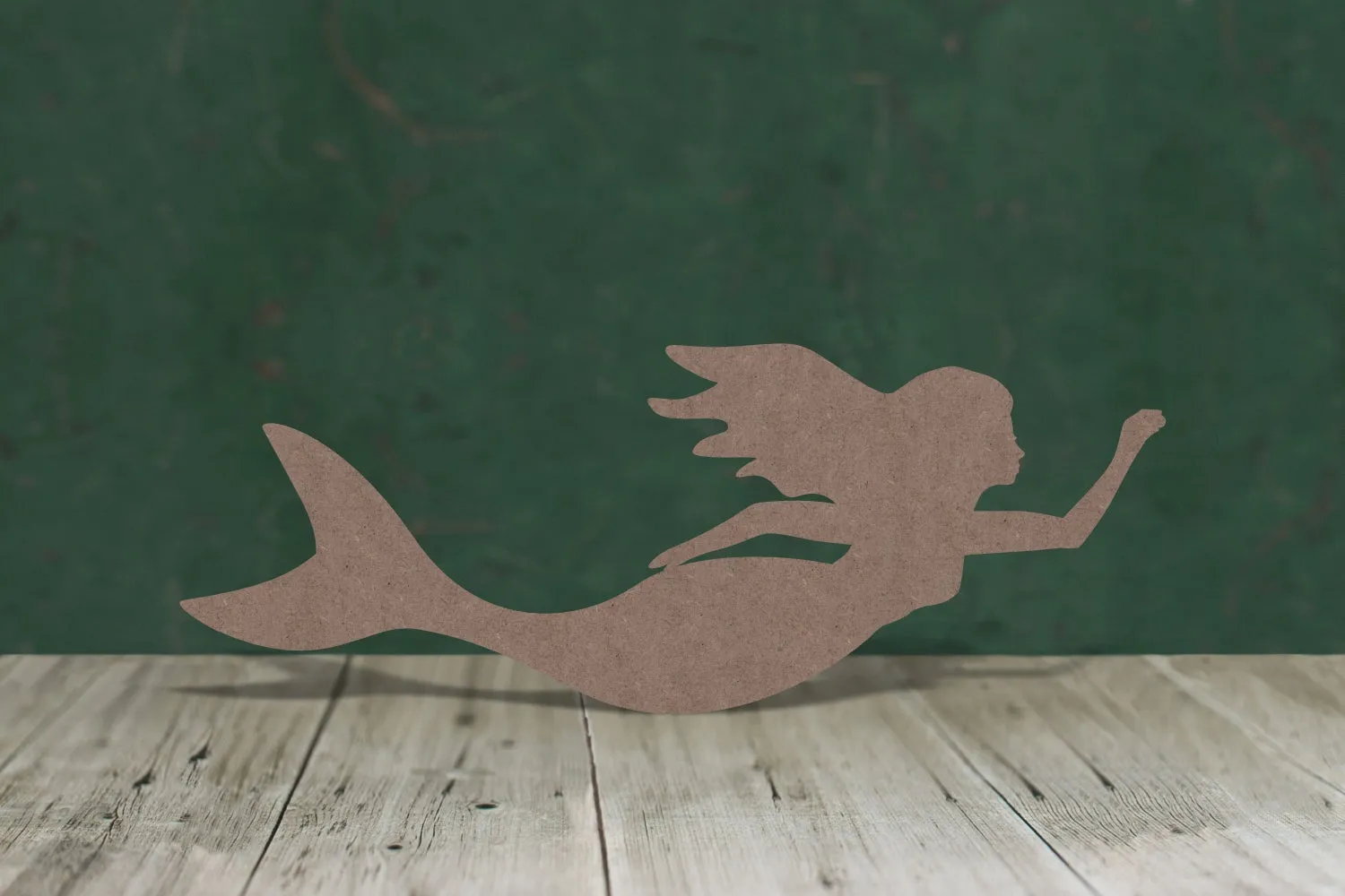 Mermaid - wooden craft cut-out - 2mm MDF