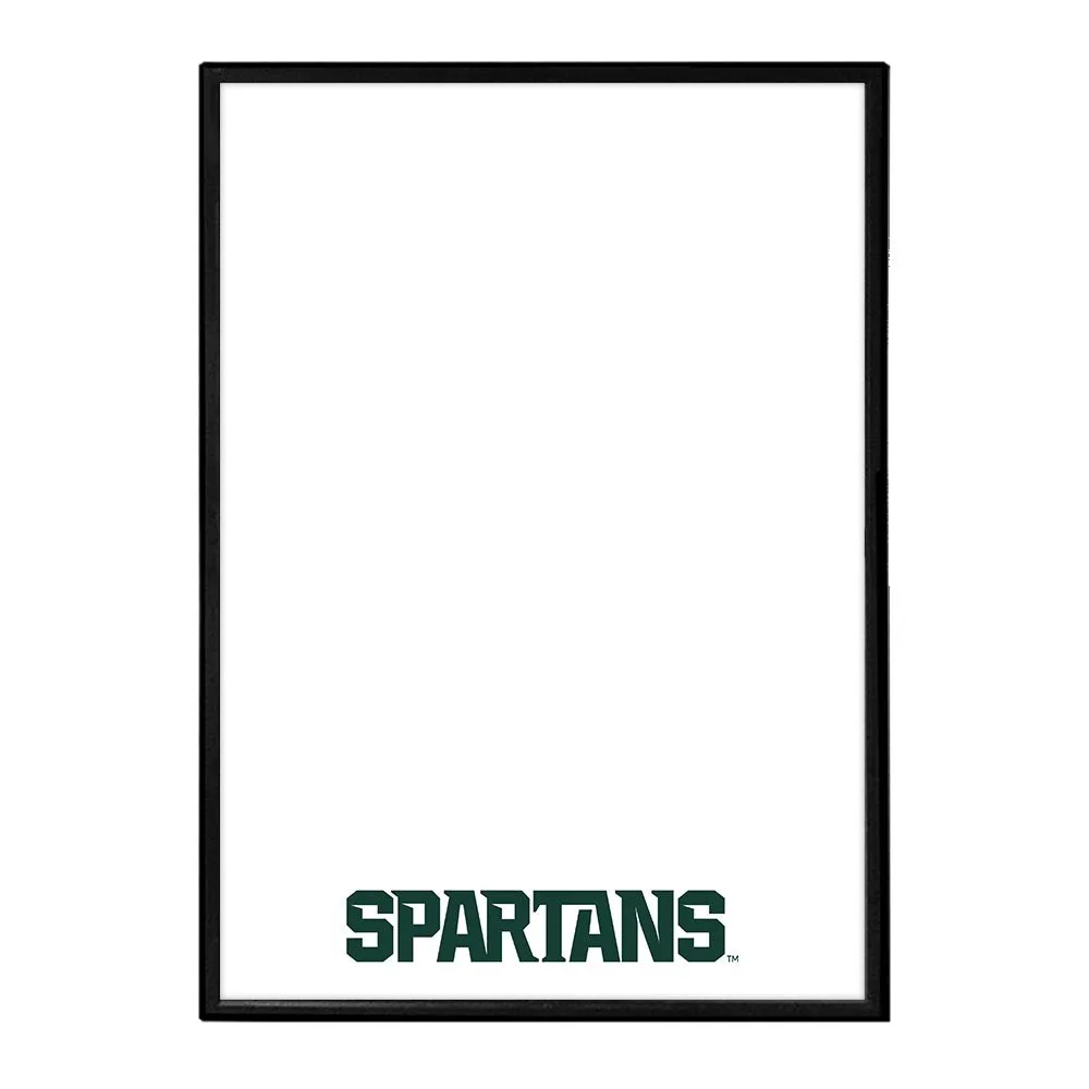 Michigan State Spartans: Framed Dry Erase Board