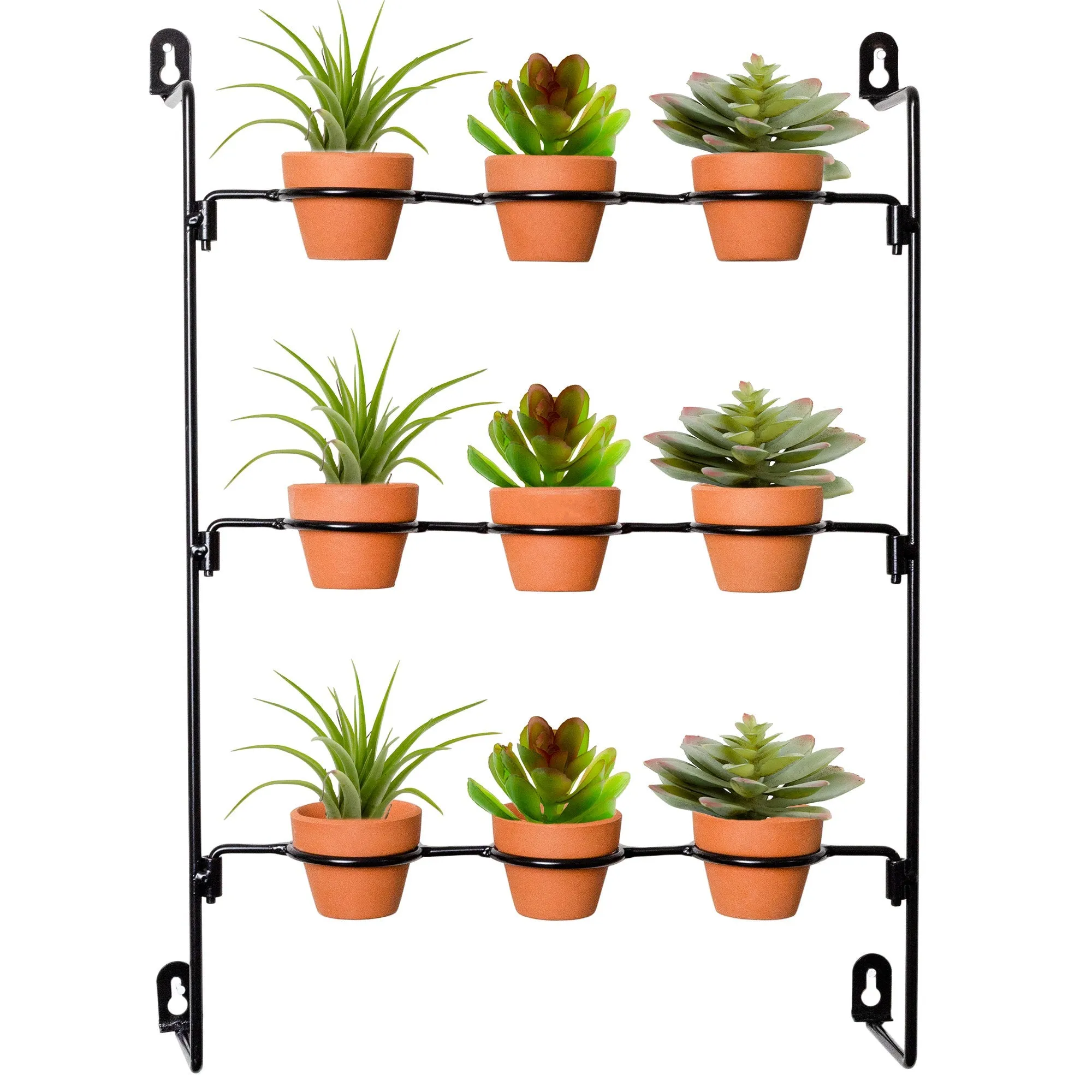 Mini Clay Pot Hanging Rack (Choose Size)
