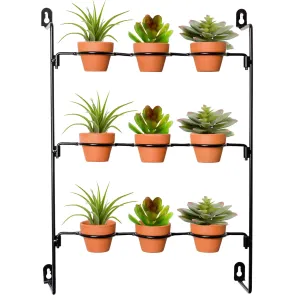 Mini Clay Pot Hanging Rack (Choose Size)