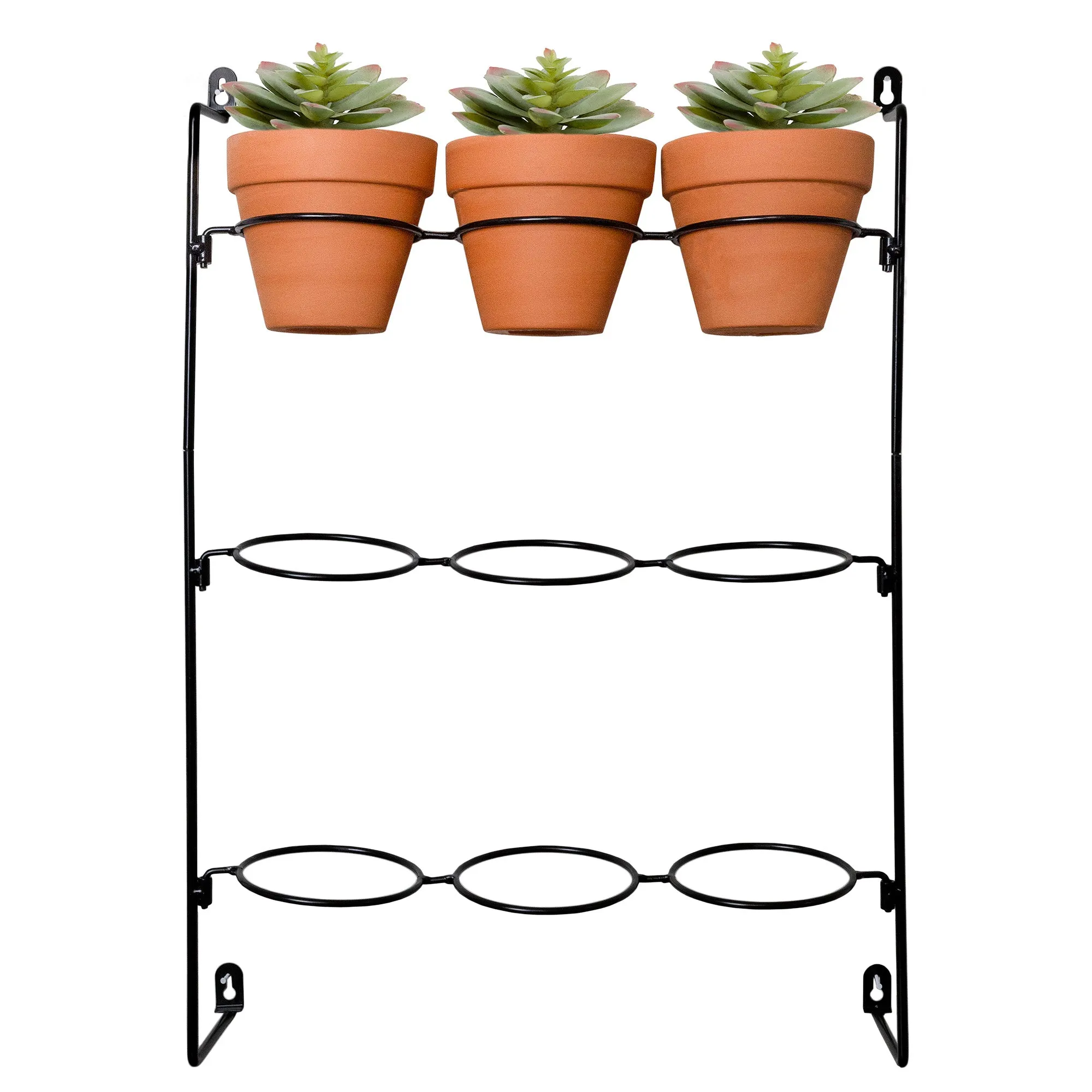Mini Clay Pot Hanging Rack (Choose Size)