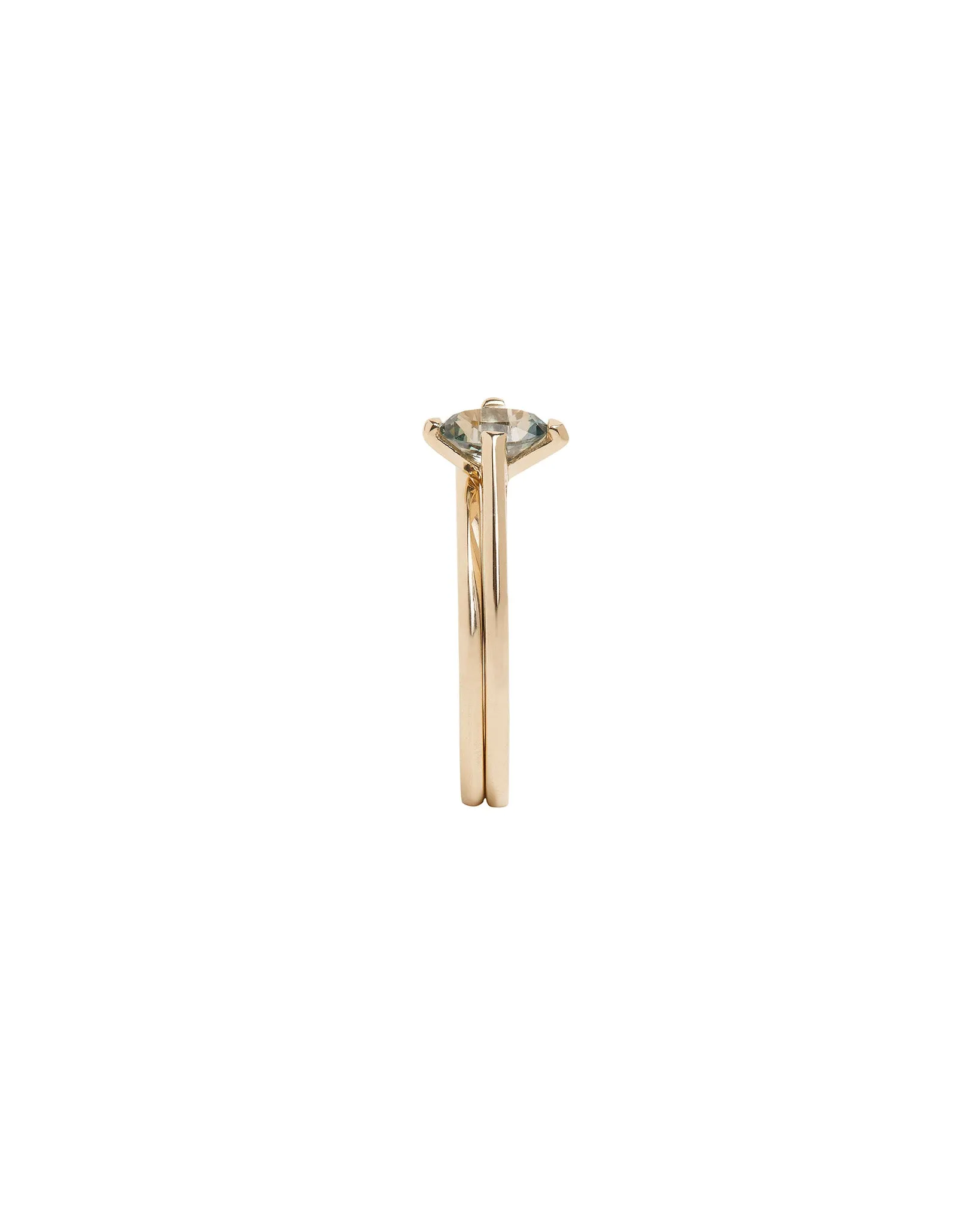 Minimalist Arc   Minimalist Band Ring Set
