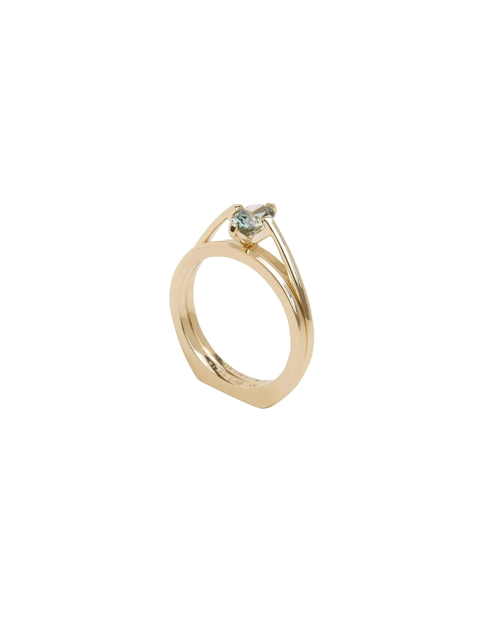 Minimalist Arc   Minimalist Band Ring Set