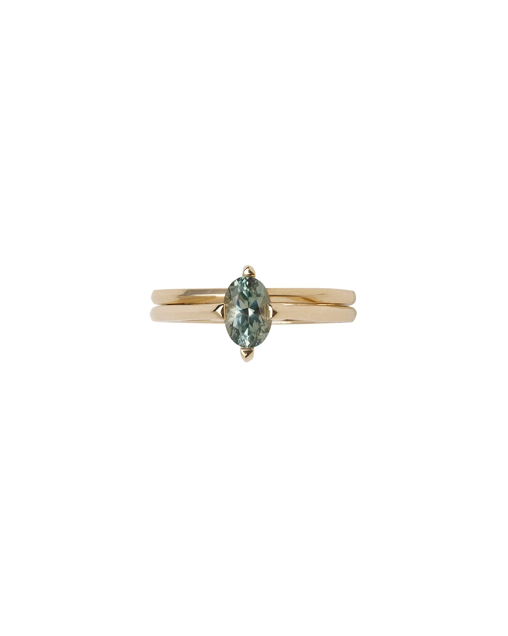 Minimalist Arc   Minimalist Band Ring Set