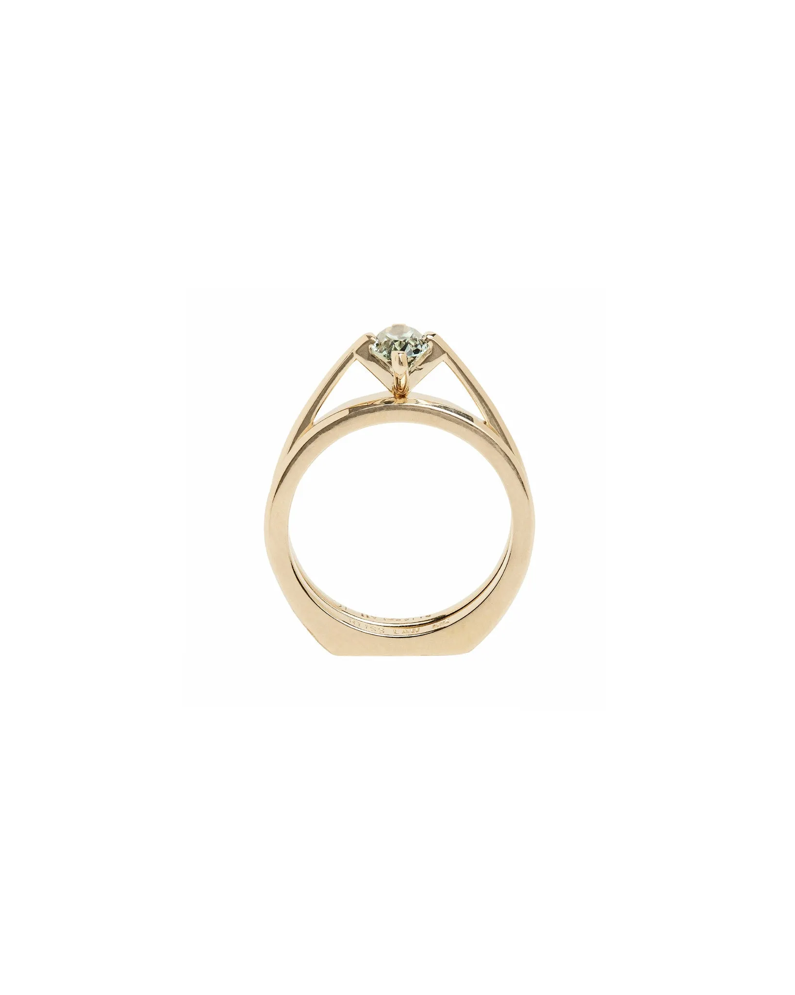 Minimalist Arc   Minimalist Band Ring Set