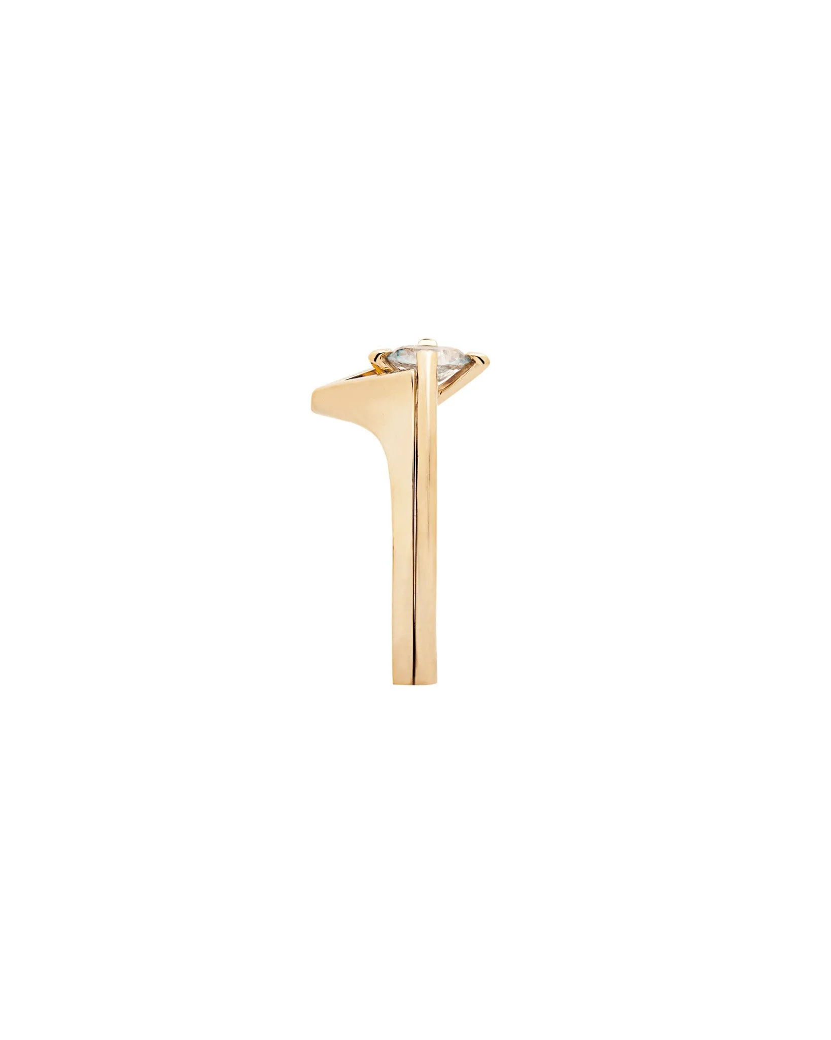 Minimalist Arc   Spire Ring Set