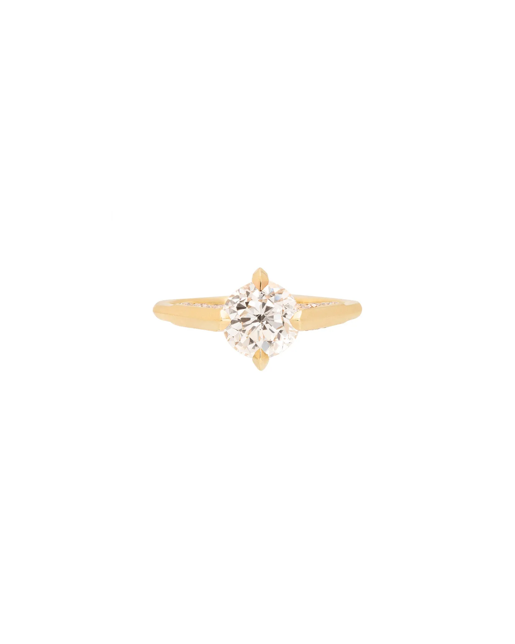 Minimalist Ring Hidden Pave