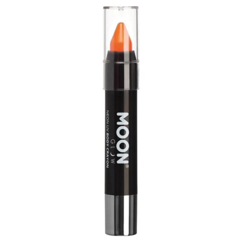 Moon Glow Pastel Neon Uv Body Crayons, Orange