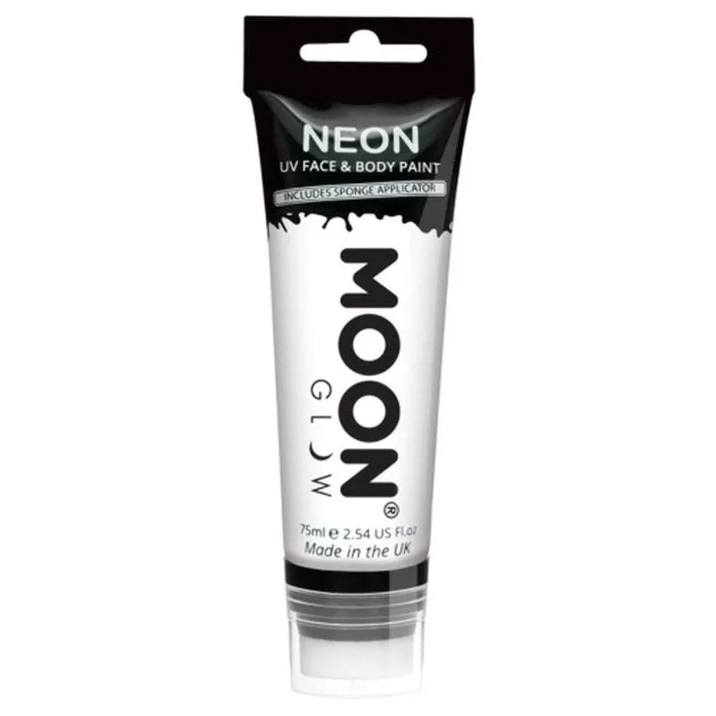 Moon Glow Supersize Intense Neon Uv Face Paint, White