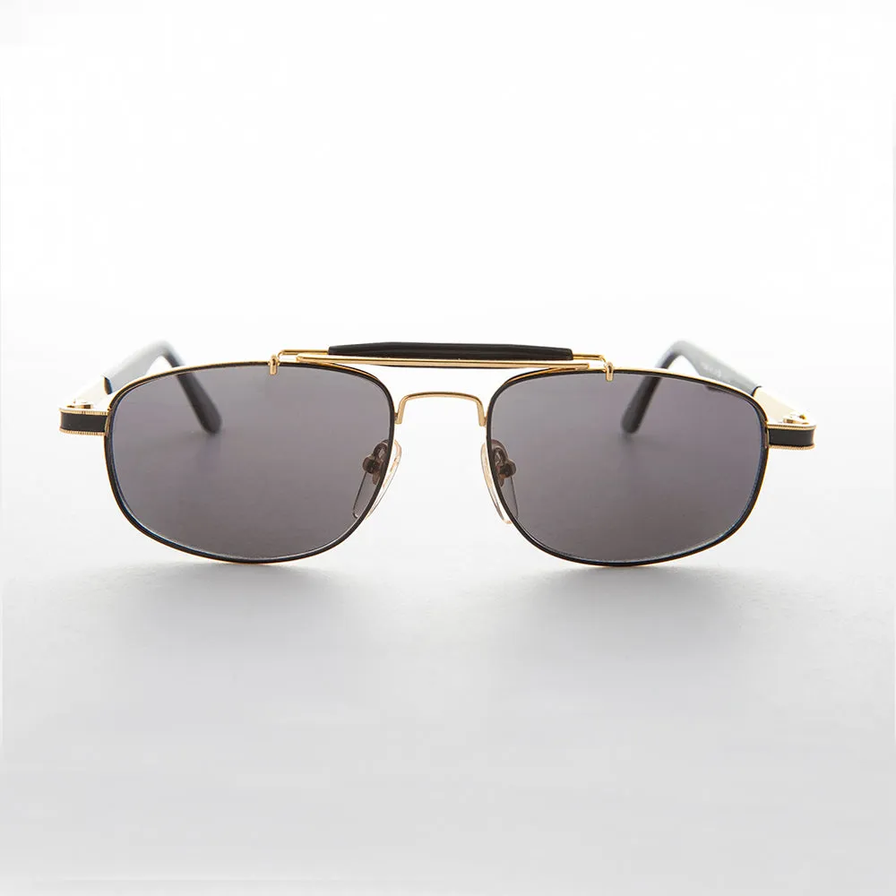 Narrow Rectangular Vintage PIlot Sunglass - Chipper