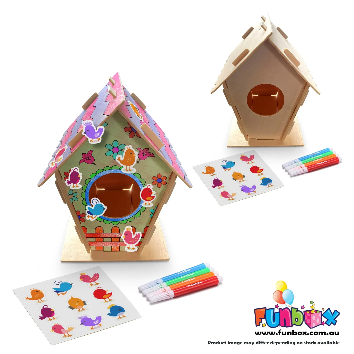 New! DIY Wooden Birdhouse Kit
