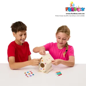 New! DIY Wooden Birdhouse Kit