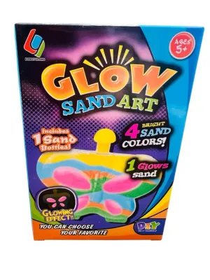 New in package! Butterfly Bottle Glow Sand Art, DIY! Allows you to create your own glowing sand art pieces. It provides a fun and creative activity for both children and adults