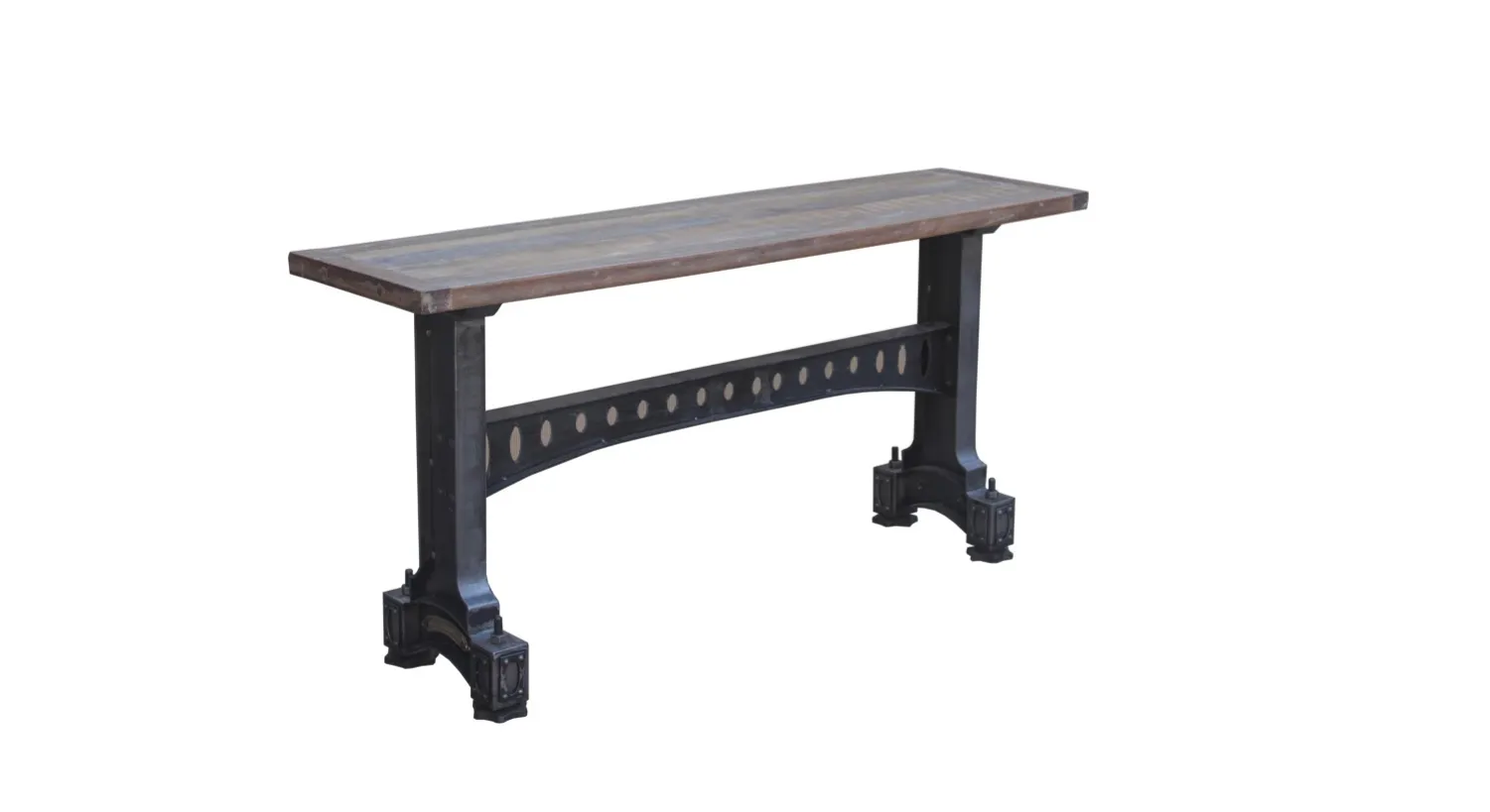 Officer Mess Industrial Cast Iron Console Table