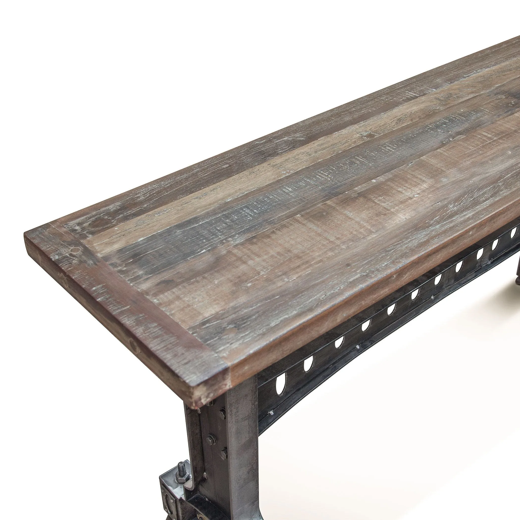 Officer Mess Industrial Cast Iron Console Table