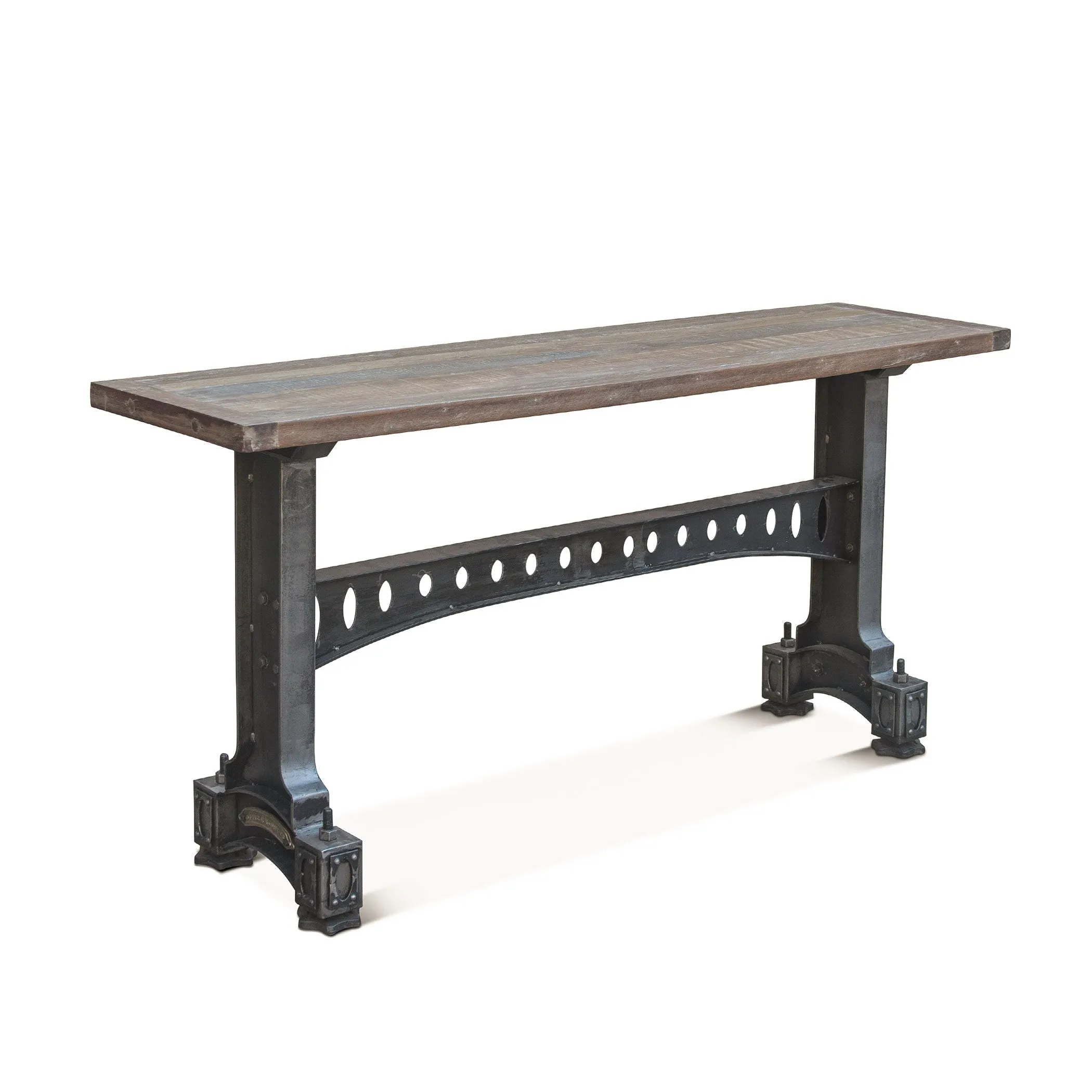 Officer Mess Industrial Cast Iron Console Table
