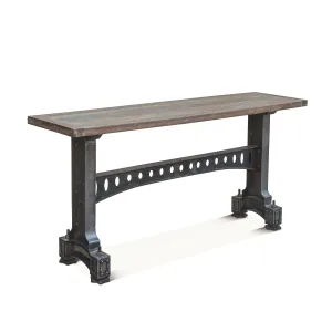 Officer Mess Industrial Cast Iron Console Table