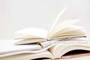 Open Notebooks in a Pile