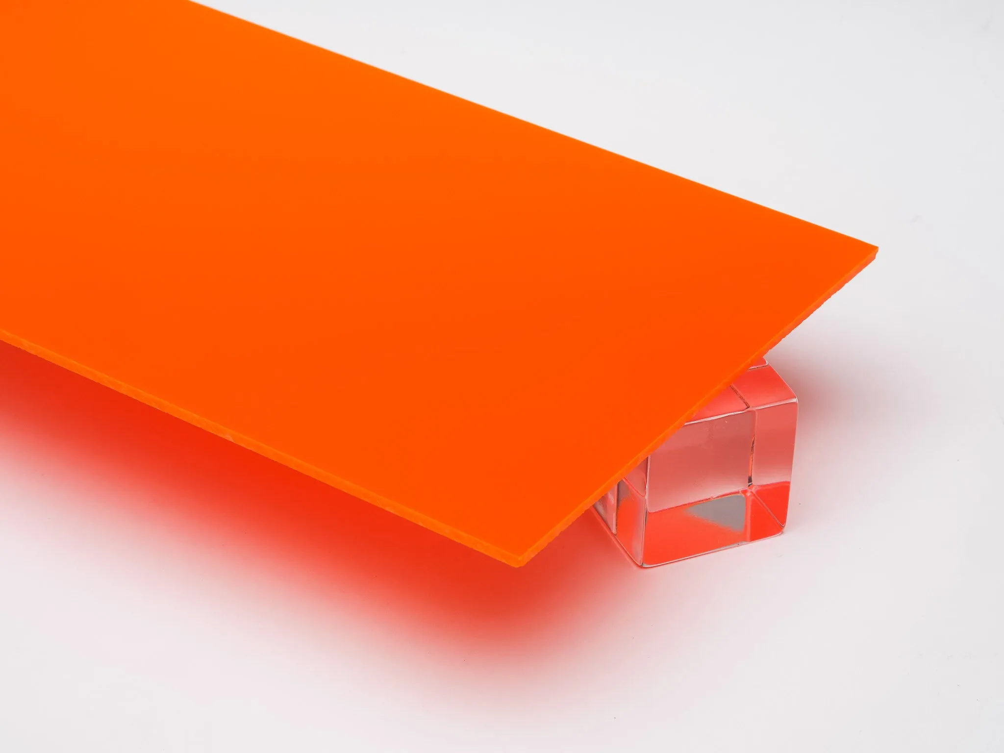 Orange Opaque Acrylic Sheet