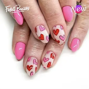 Oval Rose Red Heart