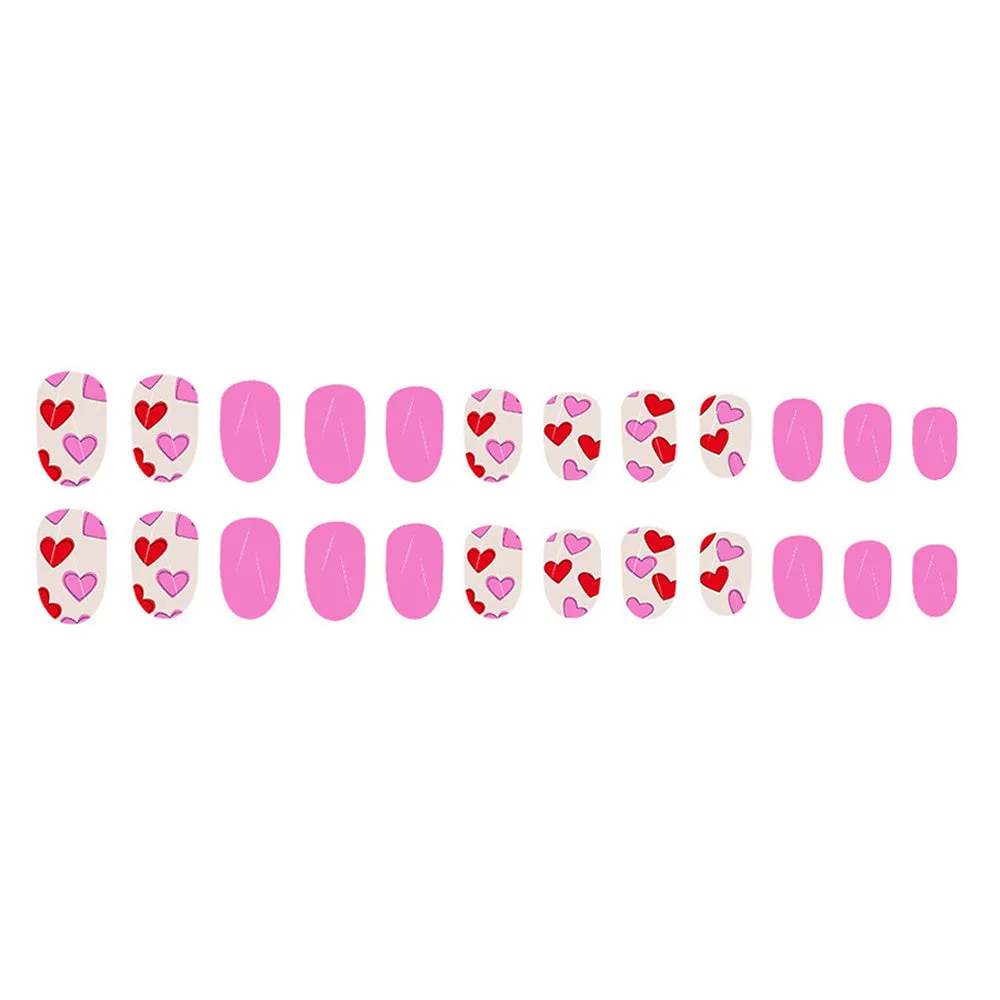 Oval Rose Red Heart