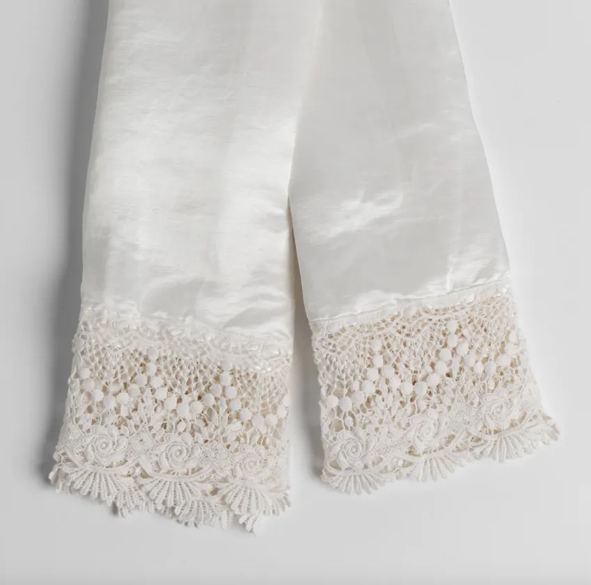 Paloma with Mattine Lace Pillowcase - White - King