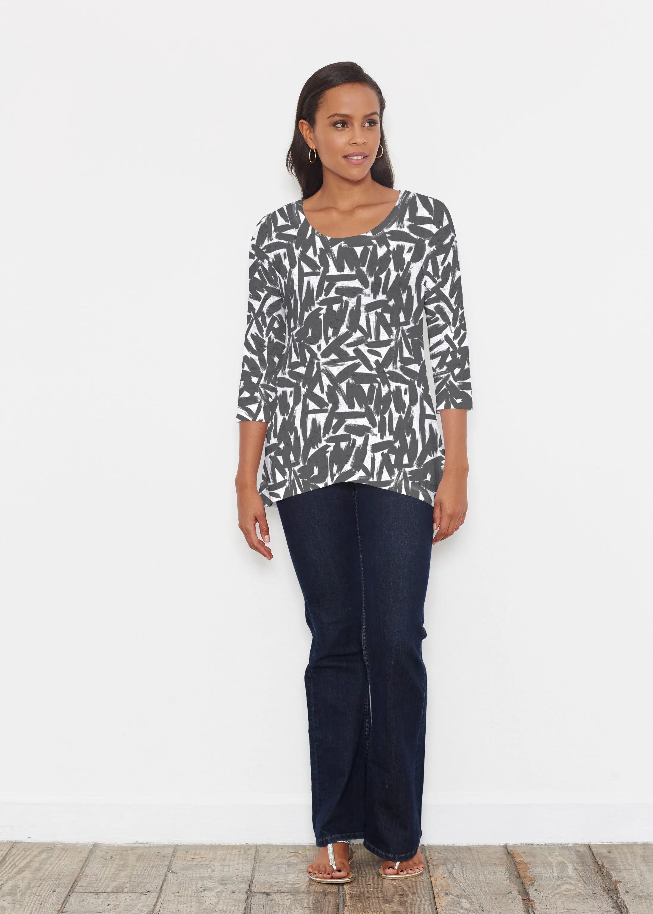 Pick Up Sticks (14300) ~ Katherine Hi-Lo Thermal Tunic