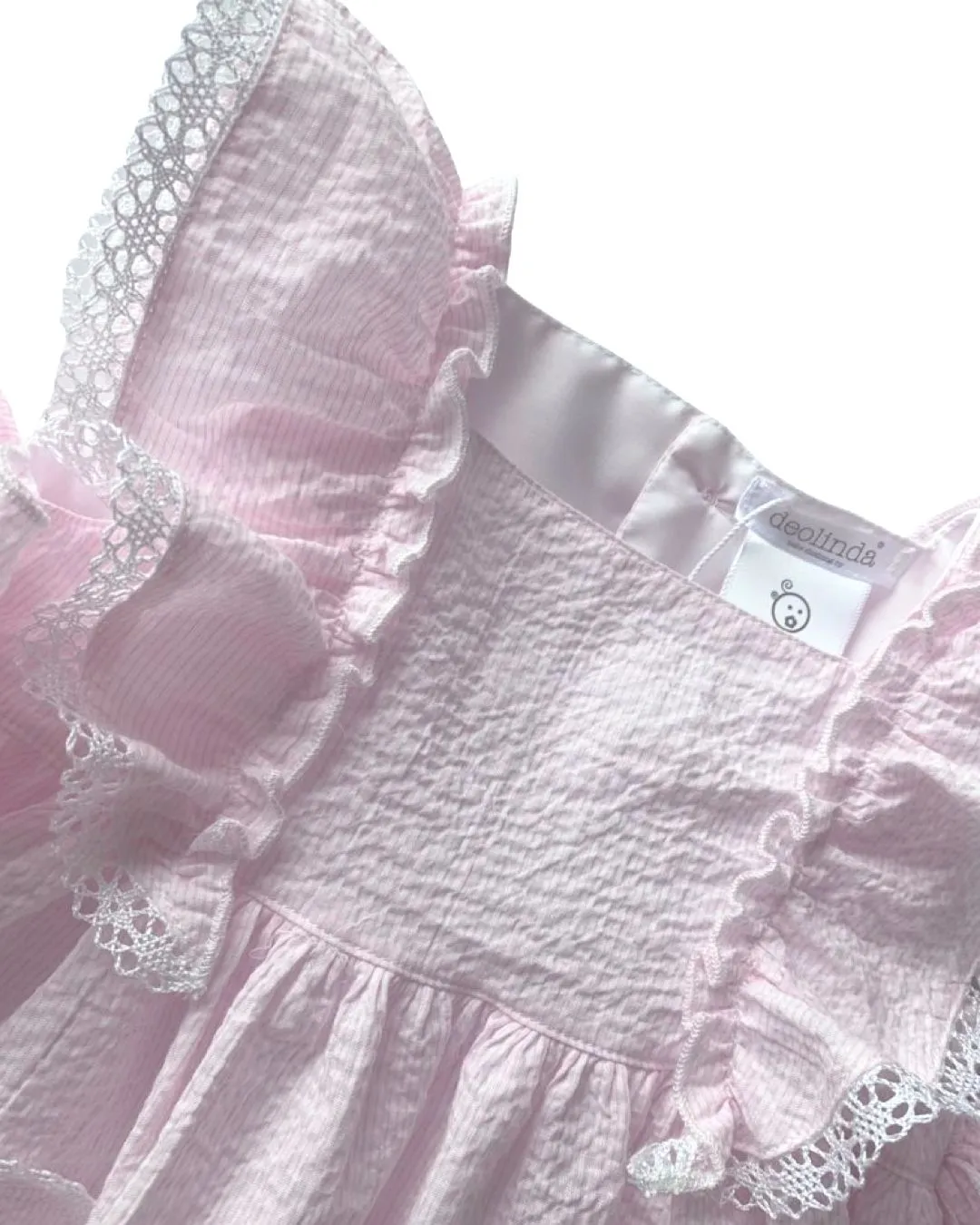 Pink and White Dress