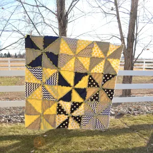 Pinwheel Quilt Pattern for Baby