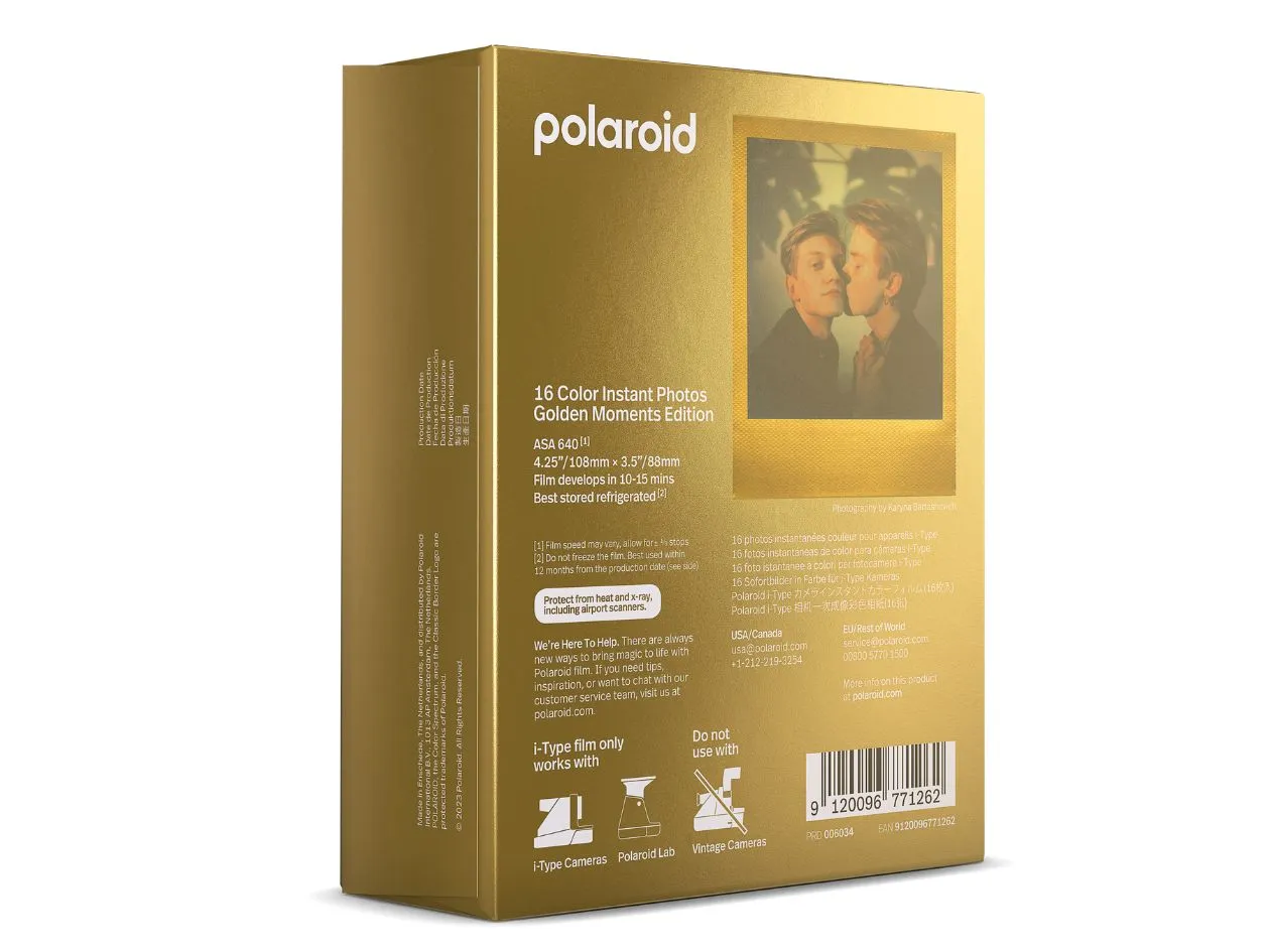 Polaroid i-Type Film - Golden Moments Edition
