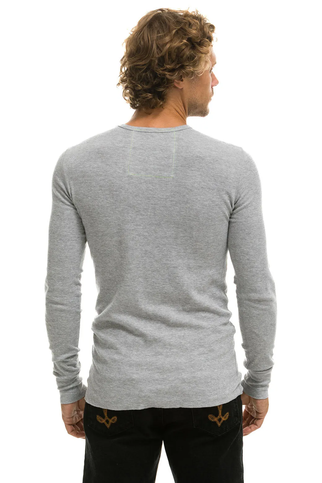 PRAY FOR SNOW THERMAL - HEATHER GREY