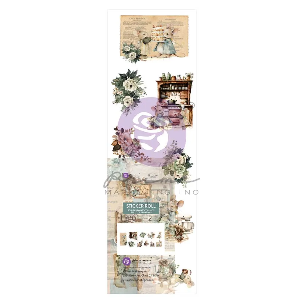 Prima - The Home Baker Collection - Sticker Roll - 1 Roll - 2 Meters