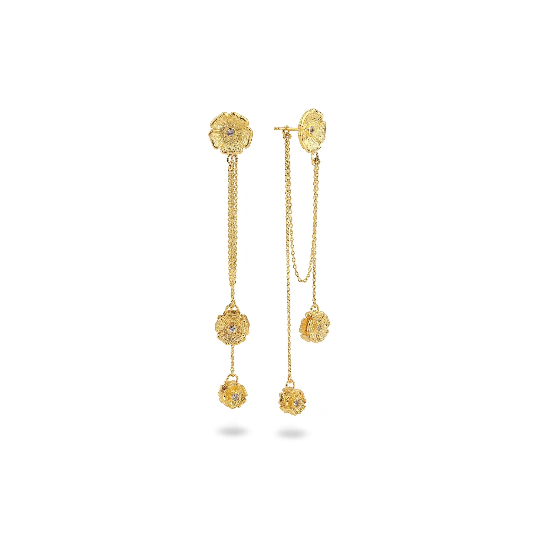 PRIMROSE DOUBLE DROP DUSTER EARRINGS
