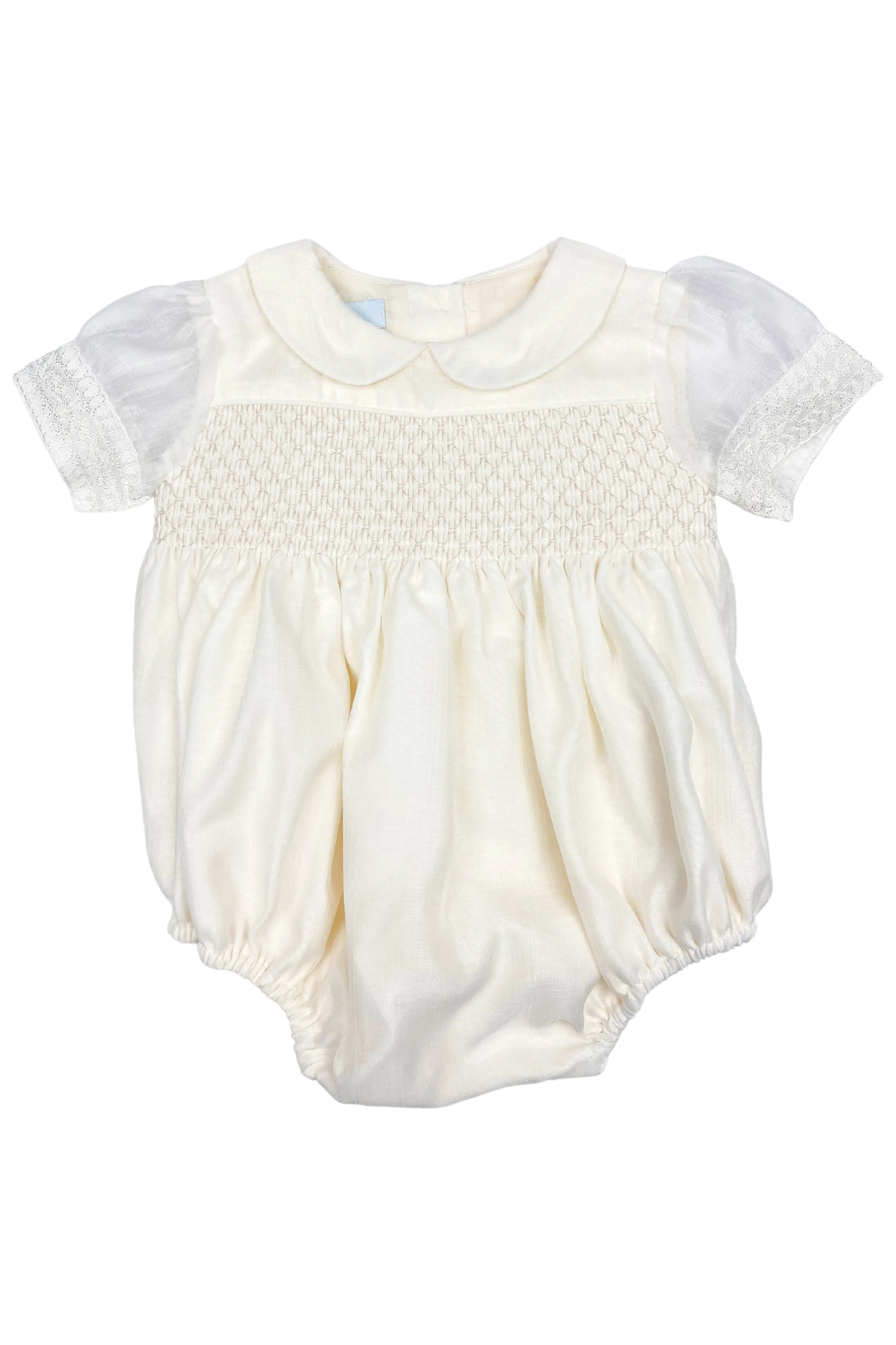 "Aspen" Ivory Smocked Romper