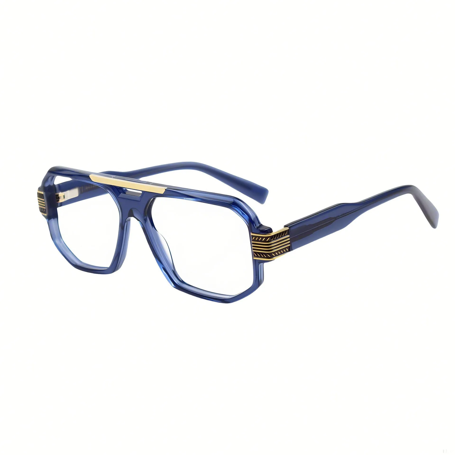Raef Acetate Aviator Square Glasses Frames