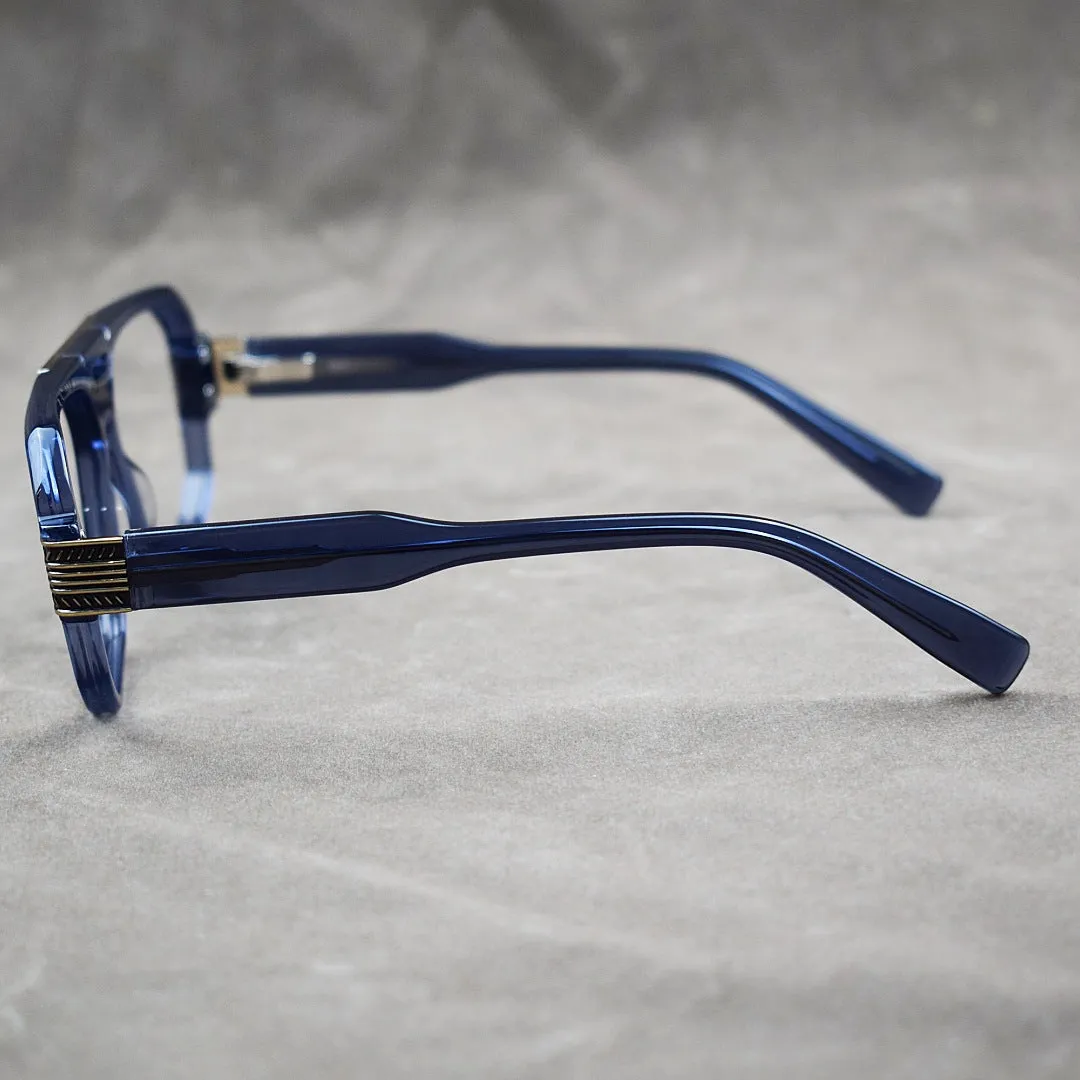 Raef Acetate Aviator Square Glasses Frames