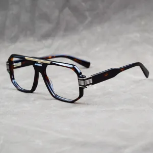 Raef Acetate Aviator Square Glasses Frames