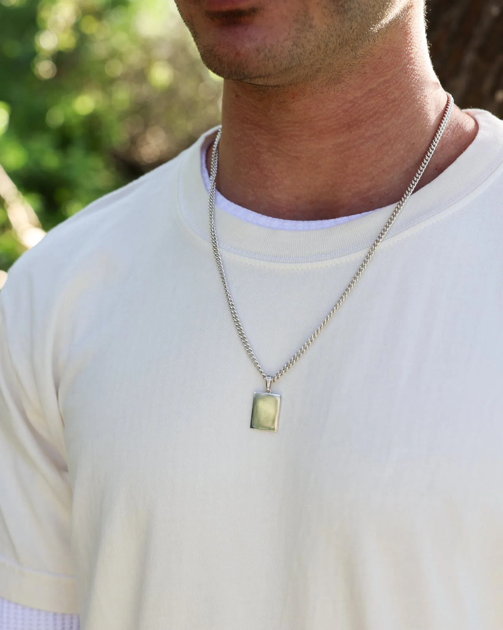 Rectangle Pendant, 21mm