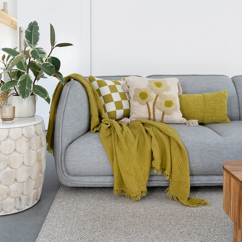 Rhodes Rectangle Cushion - Pickle