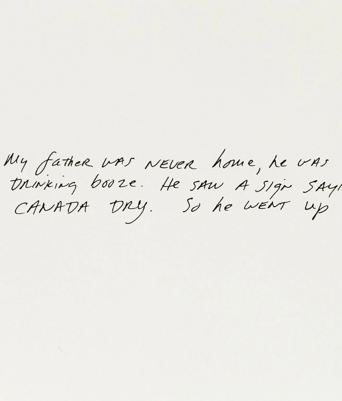 RICHARD PRINCE "GREETING CARDS #3, CANADA DRY" 2011
