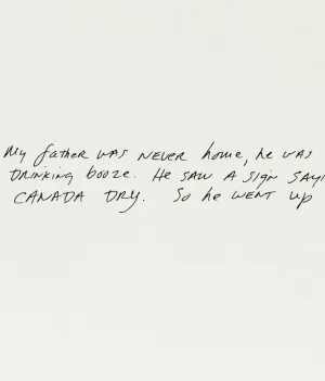 RICHARD PRINCE "GREETING CARDS #3, CANADA DRY" 2011