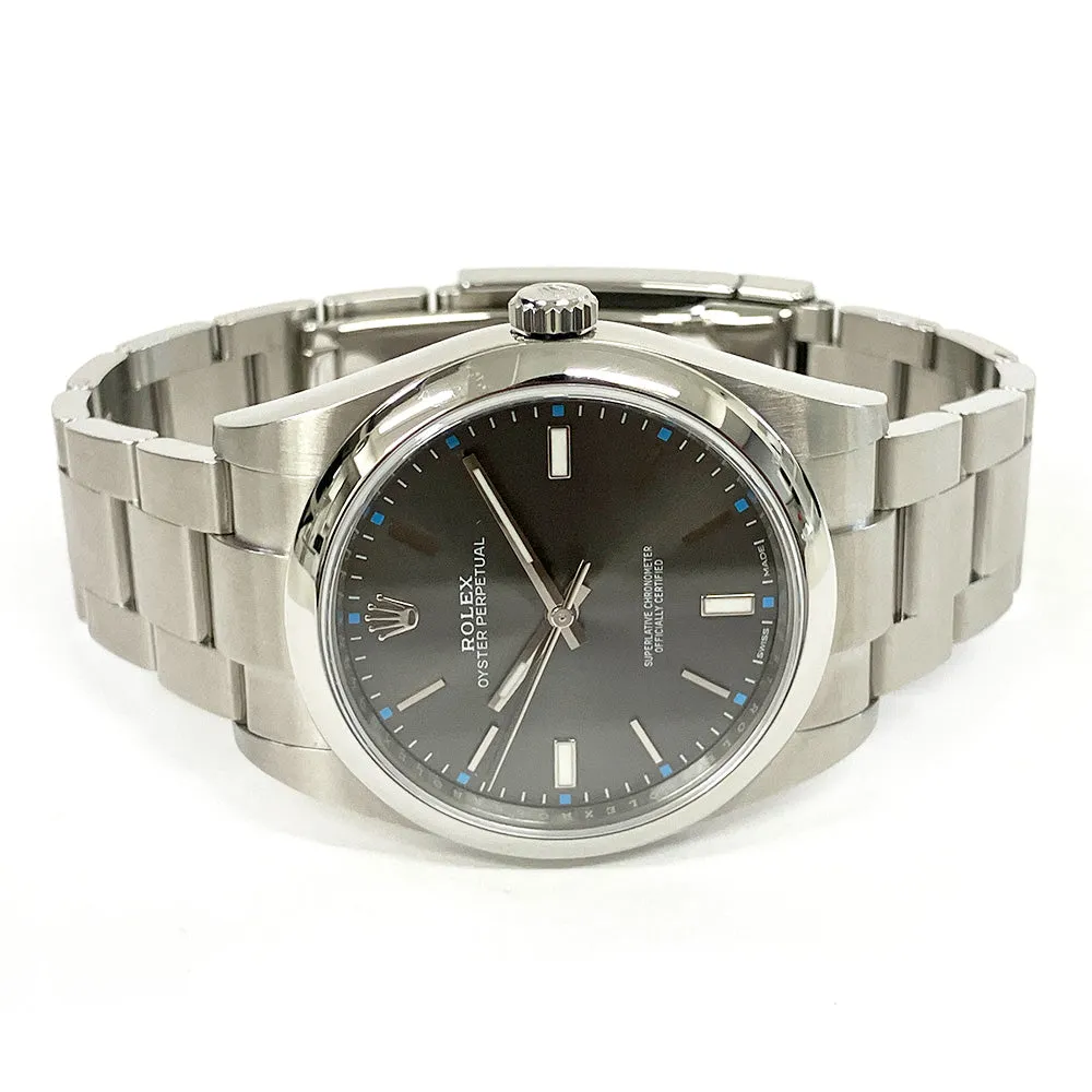 Rolex Oyster Perpetual 114300 Slate Dial Nov 2015