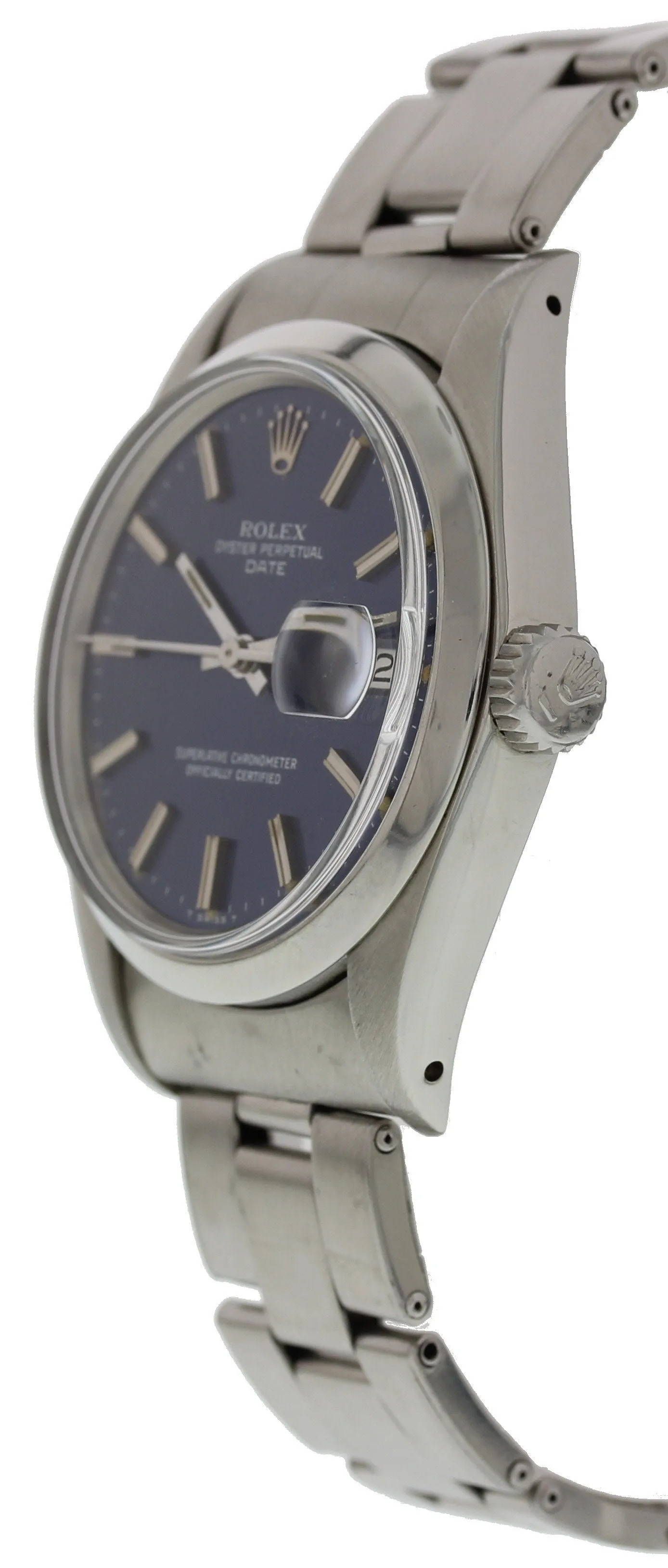 Rolex Oyster Perpetual Date 1500 Automatic Blue Dial
