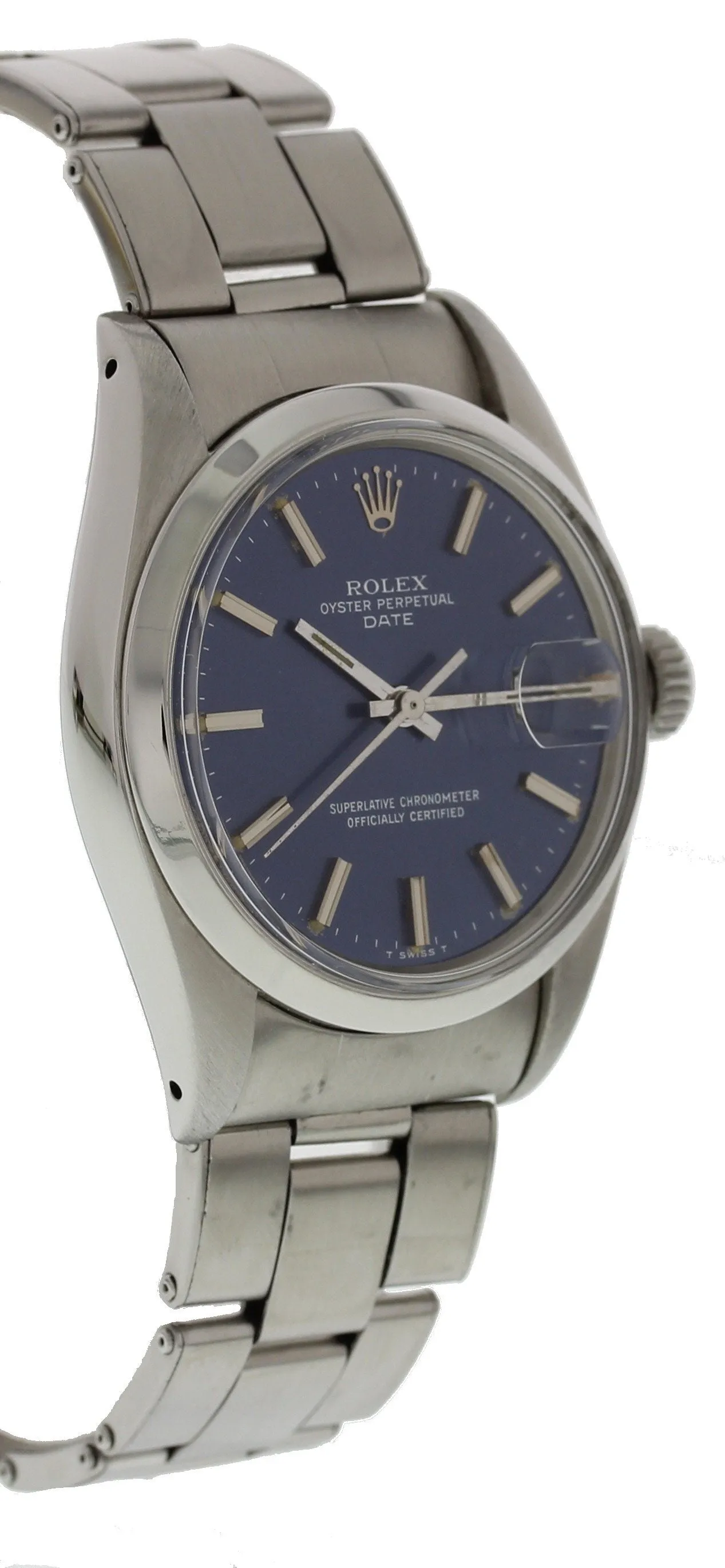 Rolex Oyster Perpetual Date 1500 Automatic Blue Dial