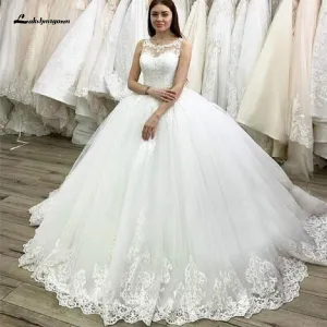 Roycebridal Dubai White Bridal Ball Gown Wedding Dress Floral Turkey