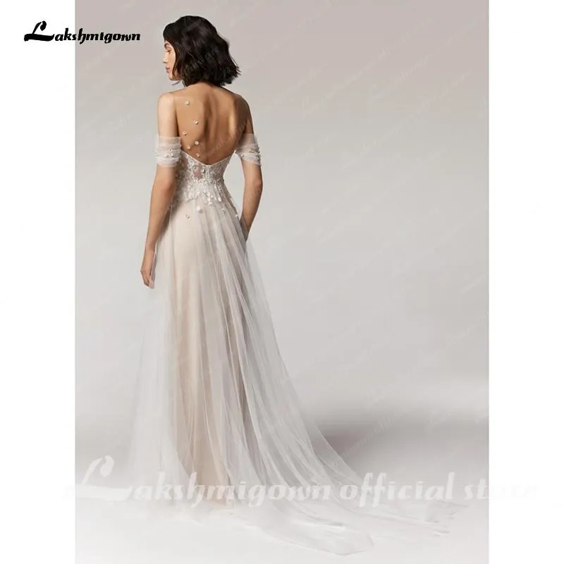 Roycebridal Princess Champagne Wedding Dress A Line New Designer