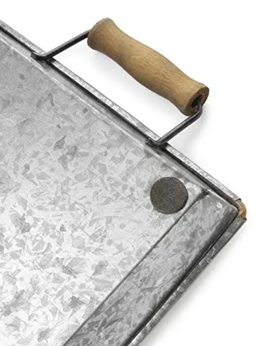 Rustic Metal Trays (Set of 2, Small & Medium)